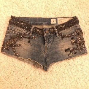 ALL SAINTS Spitalfields Jacks Place Beaded Shorts